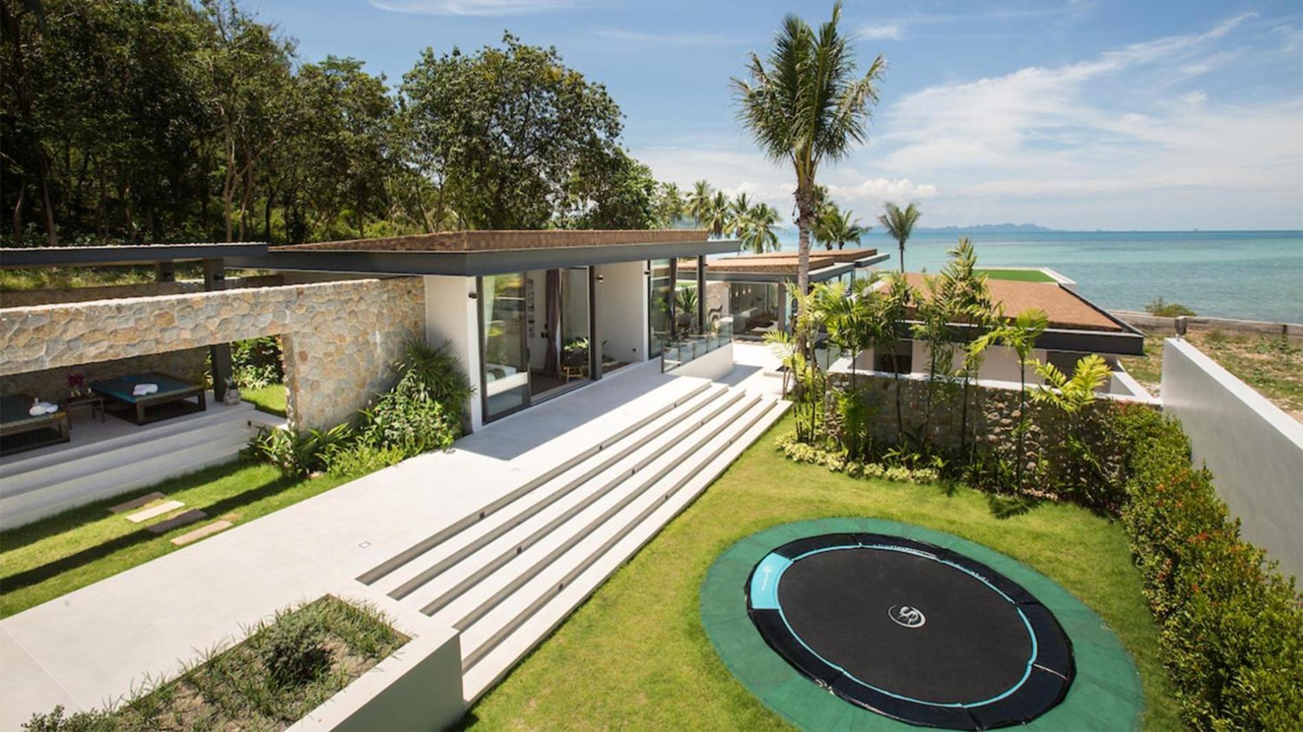 Exclusive Sea Renity A Beachfront Villa Retreat Sleeps 12 Adults And 6 Kids Laem Sor Ngoại thất bức ảnh